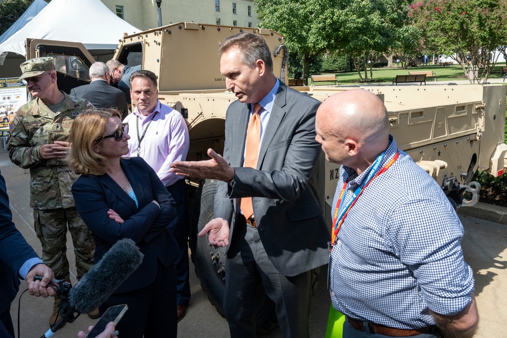 Deputy Secretary of Defense Tours 2022 Pentagon Energy Expo