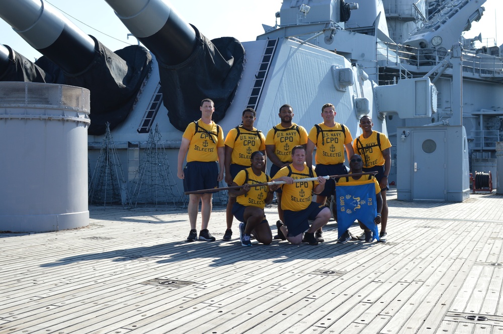 CPO Heritage Days Event aboard the Battleship Wisconsin