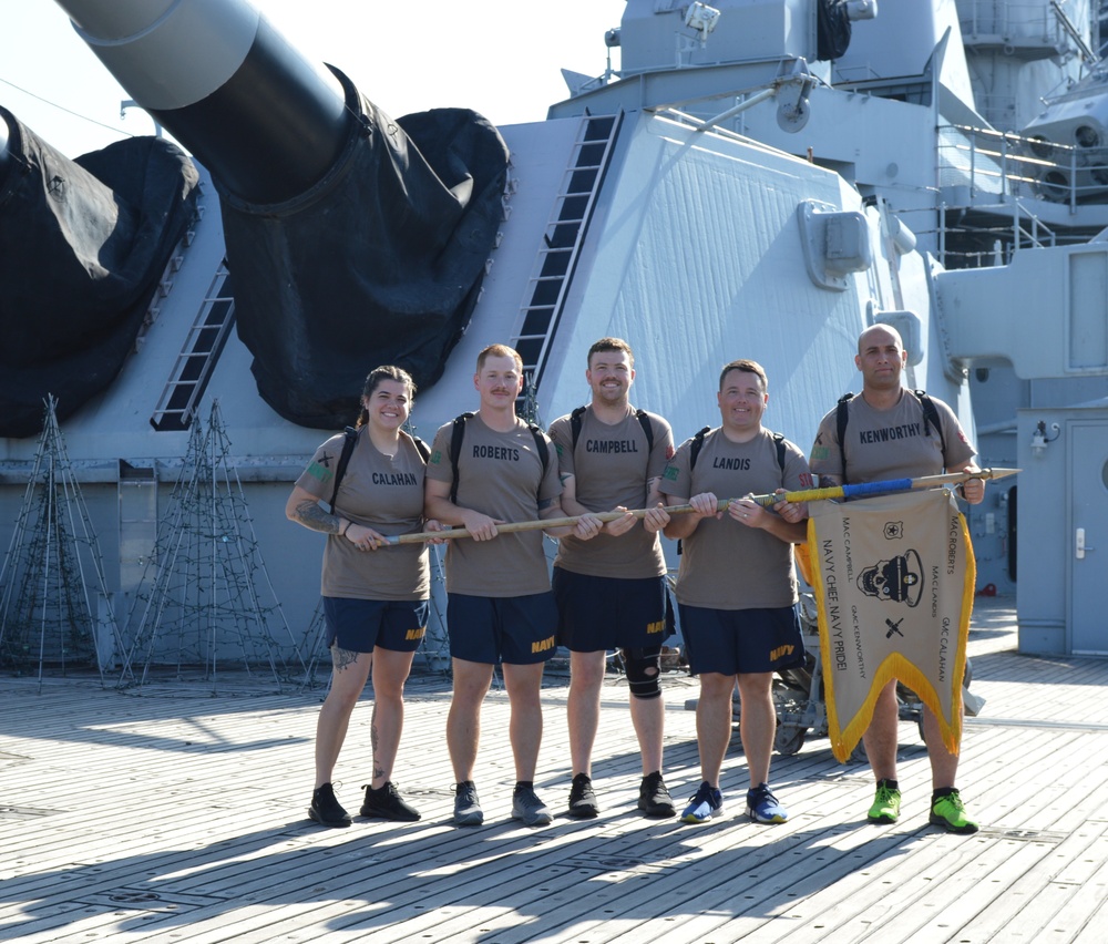 CPO Heritage Days Event aboard the Battleship Wisconsin