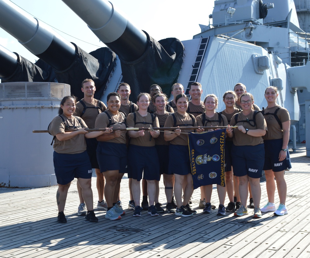 CPO Heritage Days Event aboard the Battleship Wisconsin