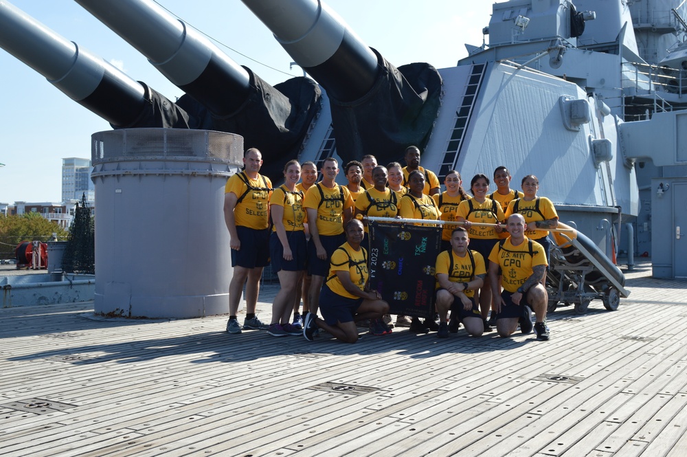 CPO Heritage Days Event aboard the Battleship Wisconsin