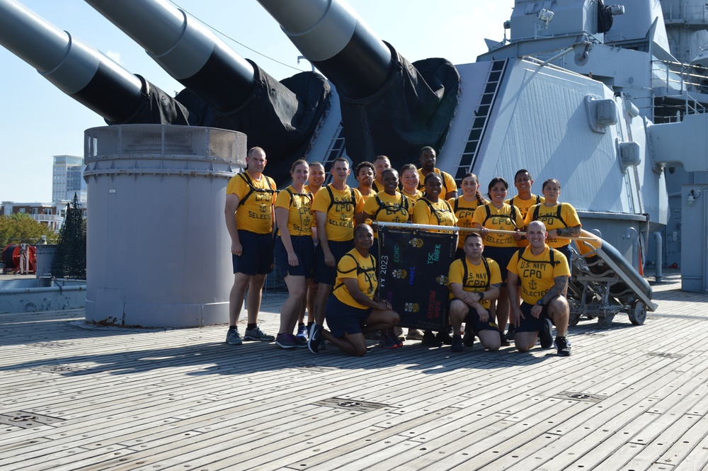 CPO Heritage Days Event aboard the Battleship Wisconsin