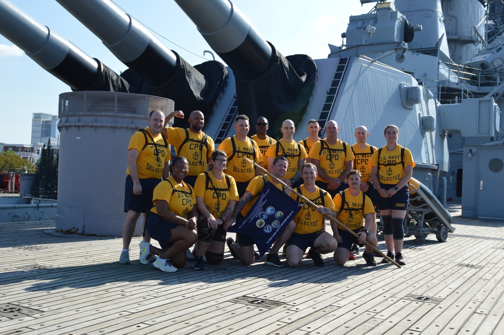 CPO Heritage Days Event aboard the Battleship Wisconsin