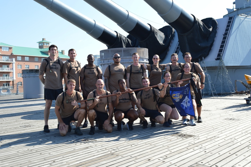 CPO Heritage Days Event aboard the Battleship Wisconsin