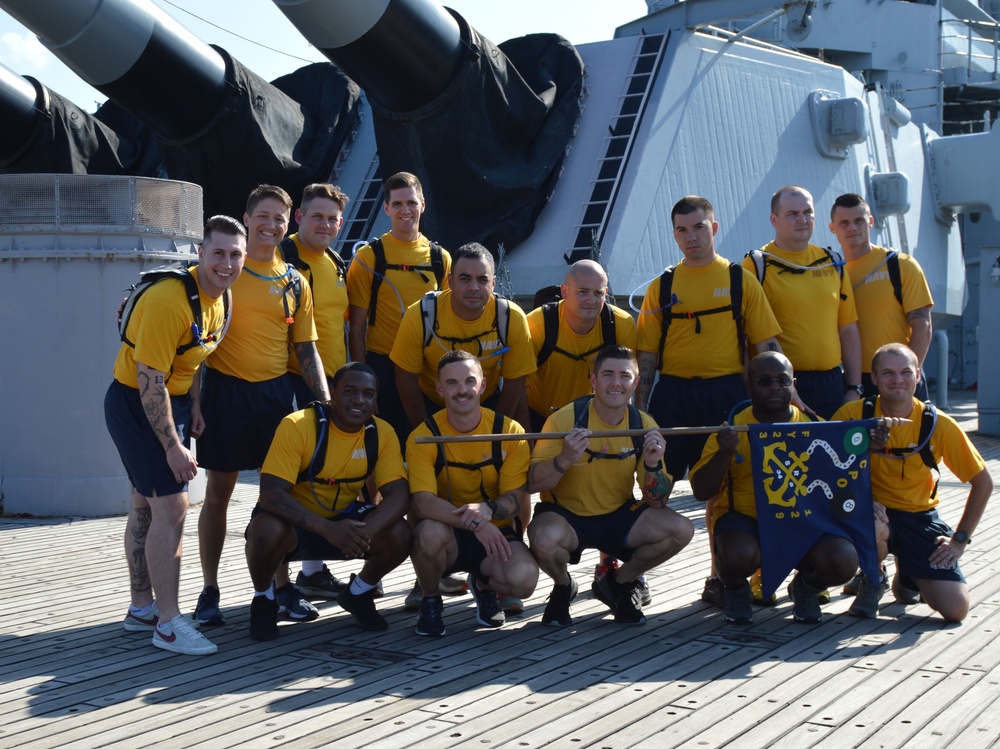 CPO Heritage Days Event aboard the Battleship Wisconsin