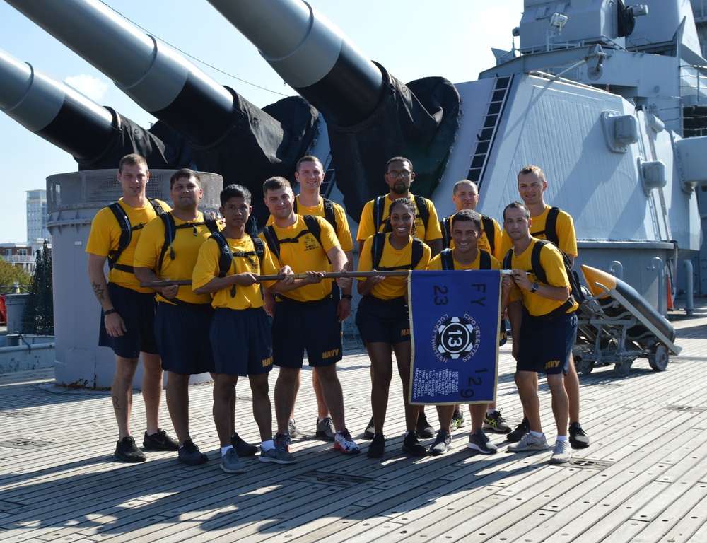 CPO Heritage Days Event aboard the Battleship Wisconsin