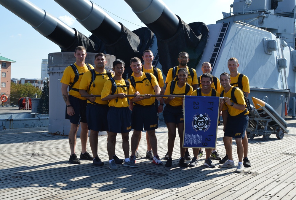 CPO Heritage Days Event aboard the Battleship Wisconsin