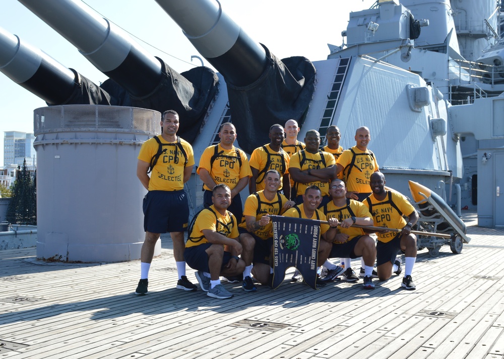 CPO Heritage Days Event aboard the Battleship Wisconsin