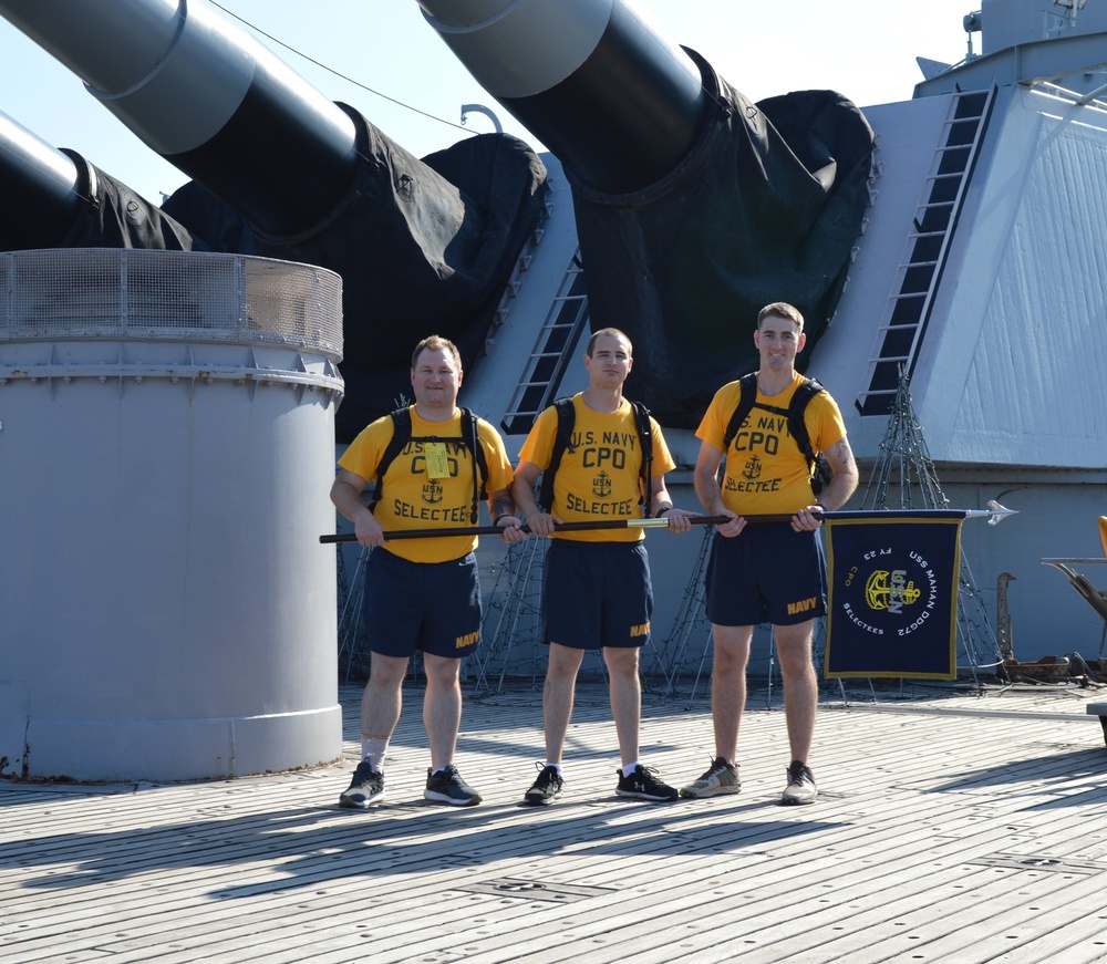 CPO Heritage Days Event aboard the Battleship Wisconsin