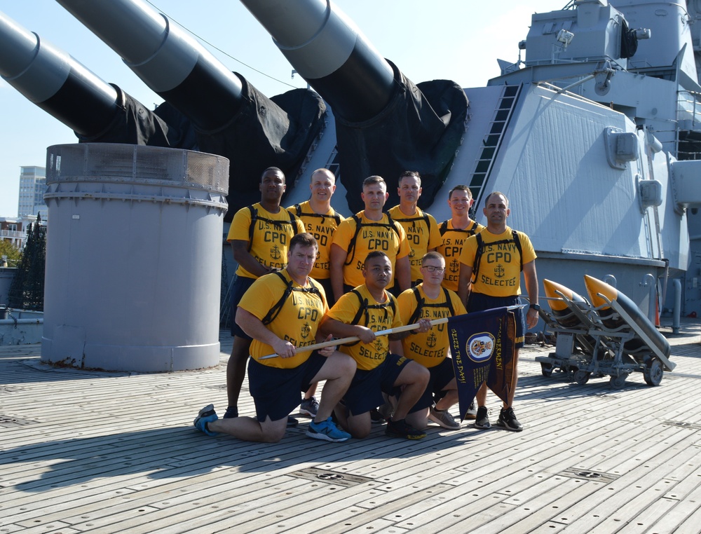 CPO Heritage Days Event aboard the Battleship Wisconsin