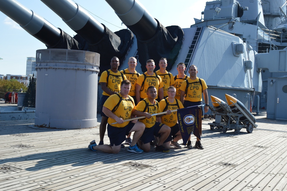 CPO Heritage Days Event aboard the Battleship Wisconsin