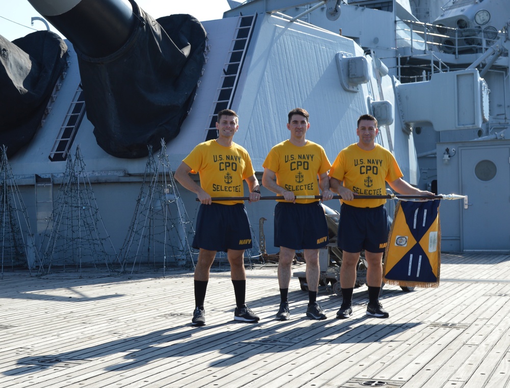 CPO Heritage Days Event aboard the Battleship Wisconsin