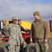 Maj. Gen. Torrence Saxe identifies storm damage with Alaska State Defense Force in Scammon Bay