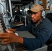 USS Higgins Conducts RAS With USNS Big Horn