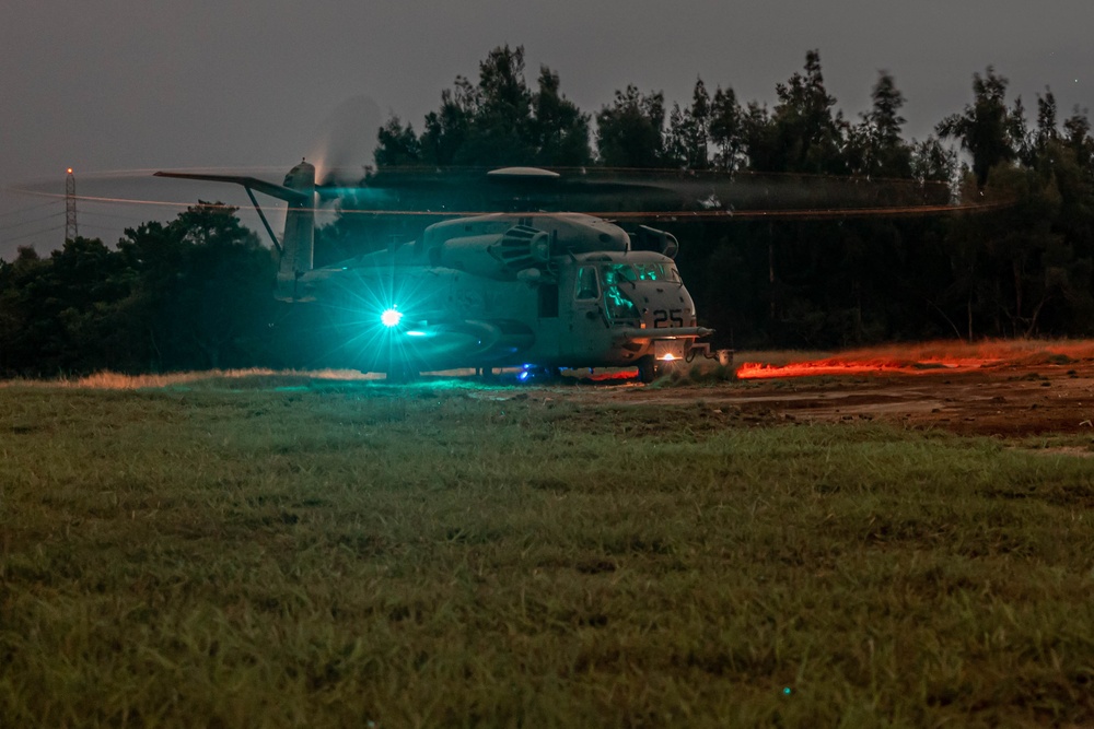 3rd LSB Marines Conduct Helicopter Support Team Operations