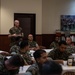 3rd MLG Senior Enlisted Leaders speak with SG(X) Staff NCOs at a Linchpin PME