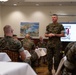 3rd MLG Senior Enlisted Leaders speak with SG(X) Staff NCOs at a Linchpin PME