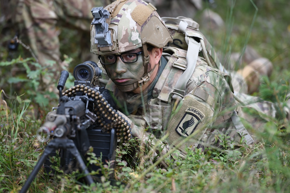 173rd Combined Arms Blank Fire Exercise Day 1