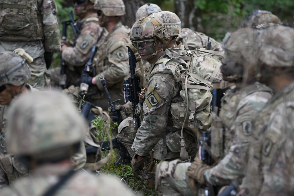 173rd Combined Arms Blank Fire Exercise Day 1