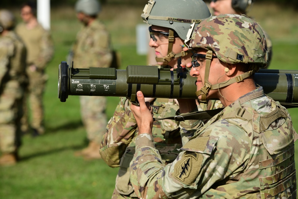 10th Group Soldiers fire AT4's, M320's and detonate Claymore's