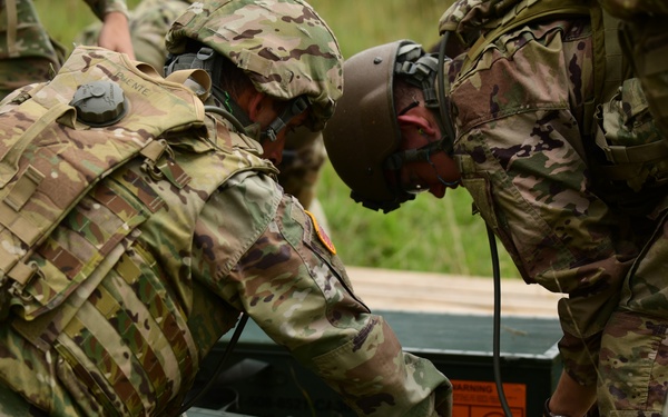 10th Group Soldiers fire AT4's, M320's and detonate Claymore's