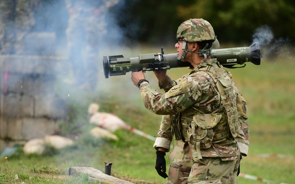 10th Group Soldiers fire AT4's, M320's and detonate Claymore's