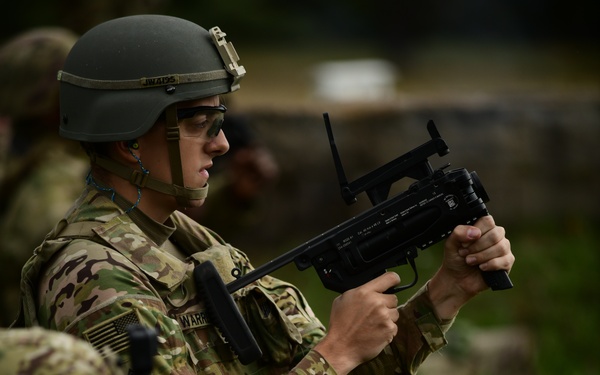 10th Group Soldiers fire AT4's, M320's and detonate Claymore's