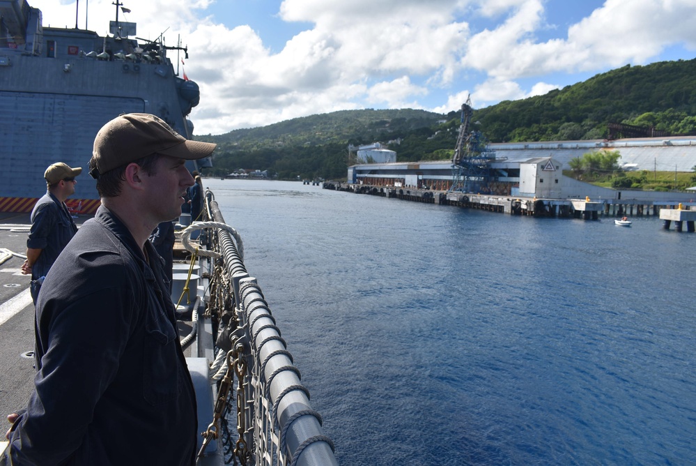 USS Billings Arrives in Ocho Rios, Jamaica