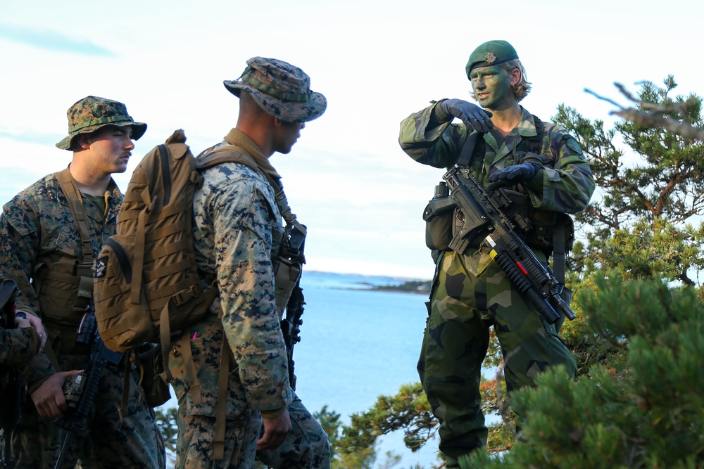 U.S. and Swedish Marines Conceal in the Archipelagos