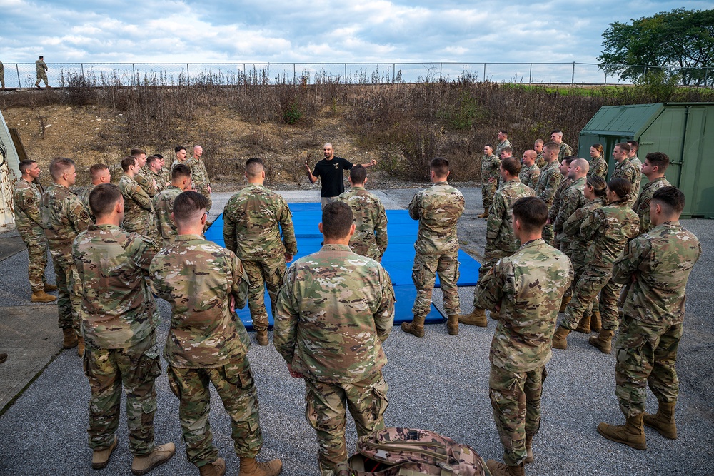 171 ARW Defenders Train Hand-to-Hand Combat