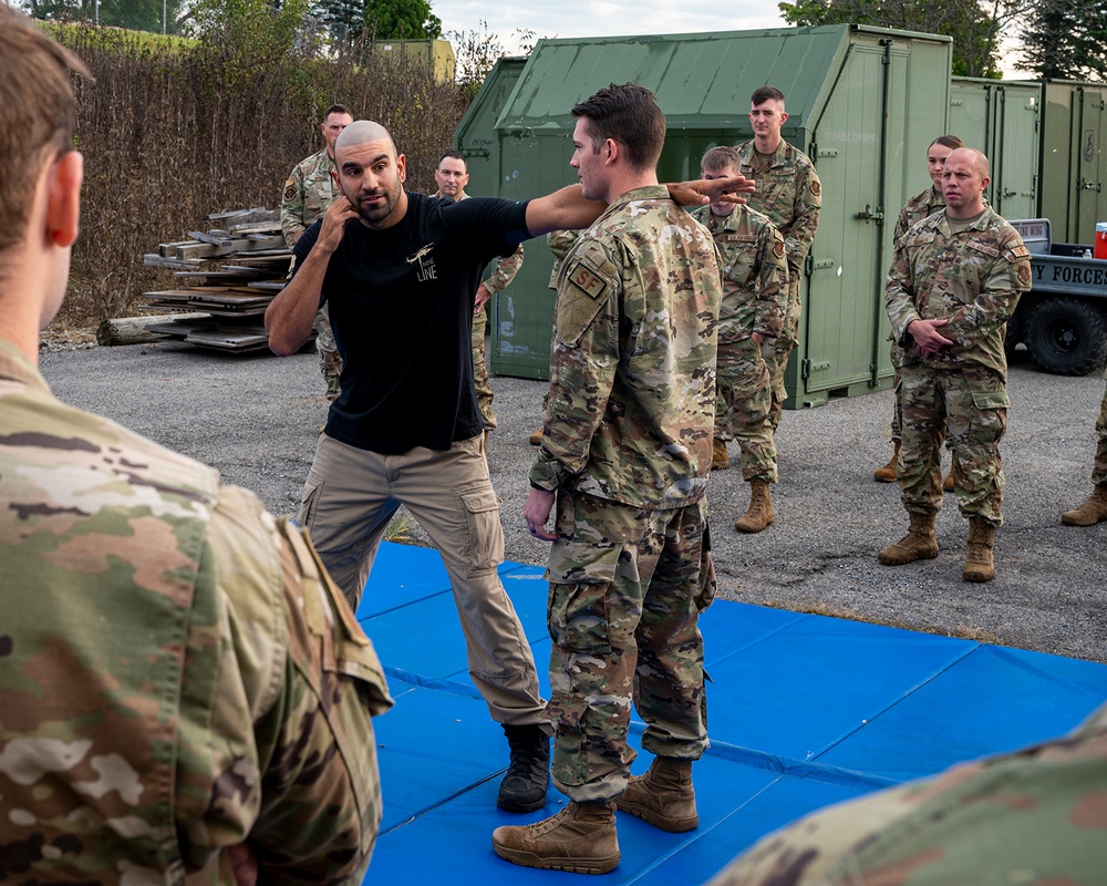 171 ARW Defenders Train Hand-to-Hand Combat