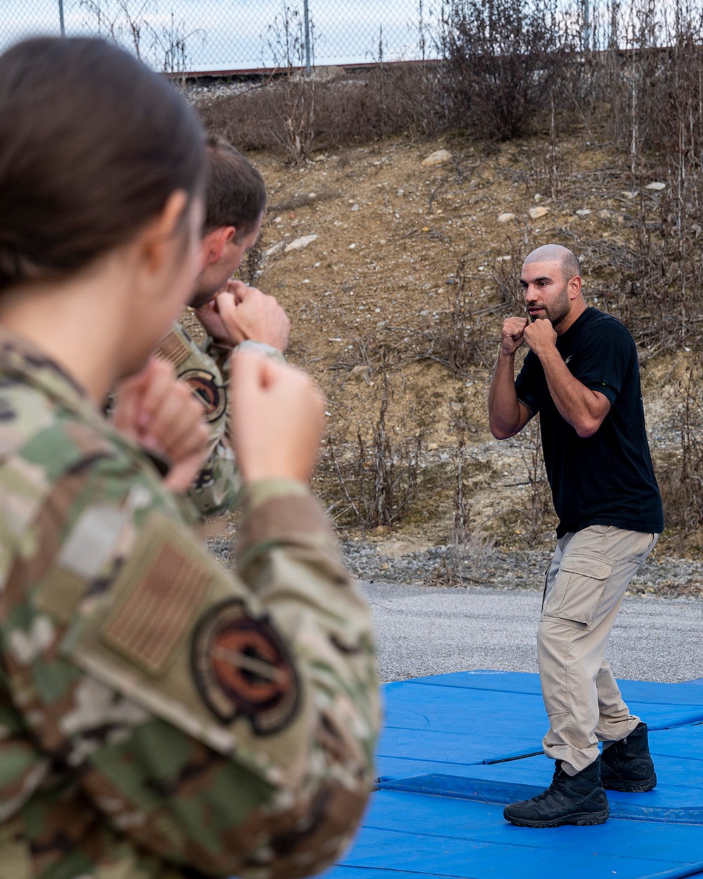 171 ARW Defenders Train Hand-to-Hand Combat