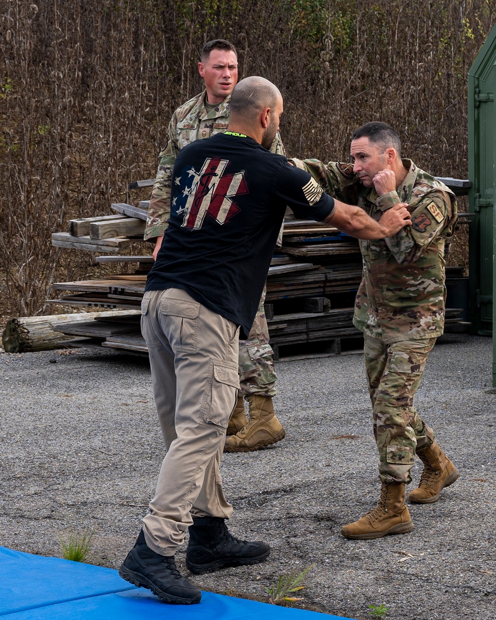 171 ARW Defenders Train Hand-to-Hand Combat