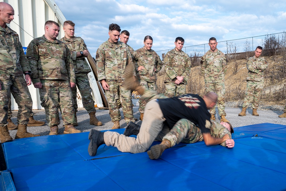 171 ARW Defenders Train Hand-to-Hand Combat