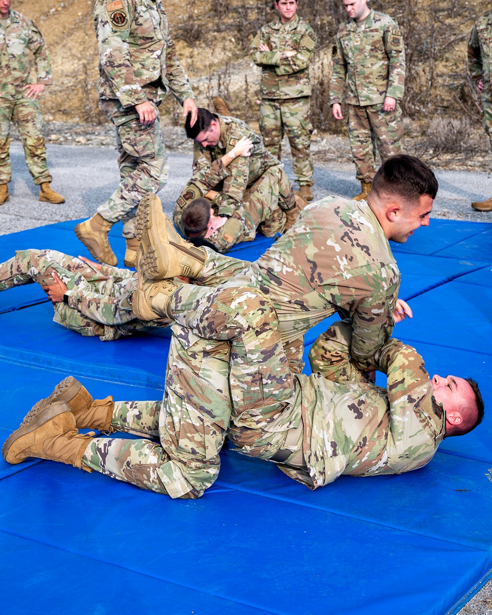 171 ARW Defenders Train Hand-to-Hand Combat