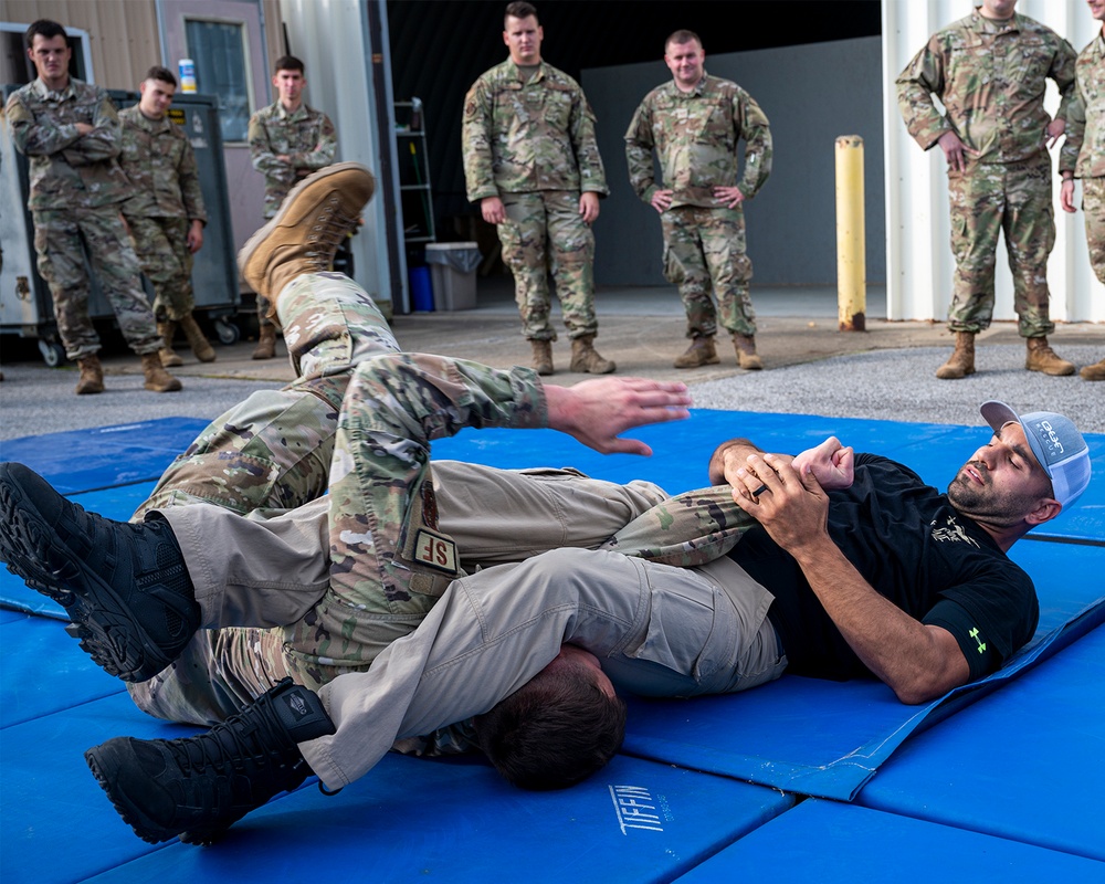 171 ARW Defenders Train Hand-to-Hand Combat