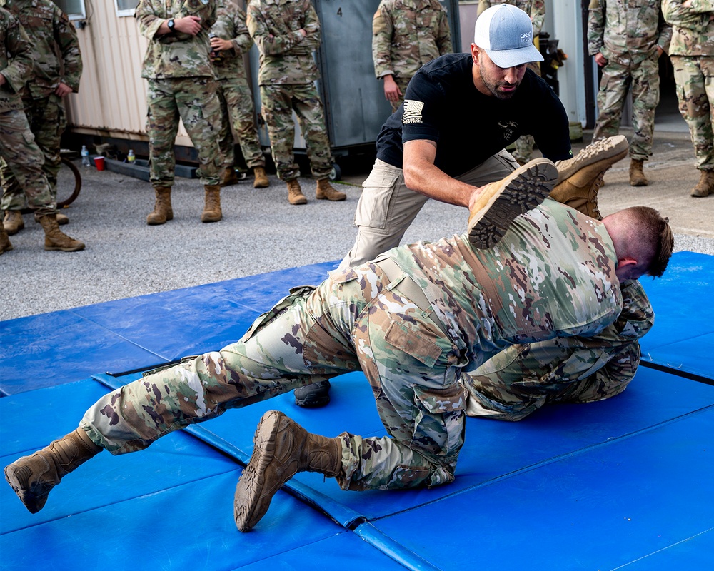 171 ARW Defenders Train Hand-to-Hand Combat