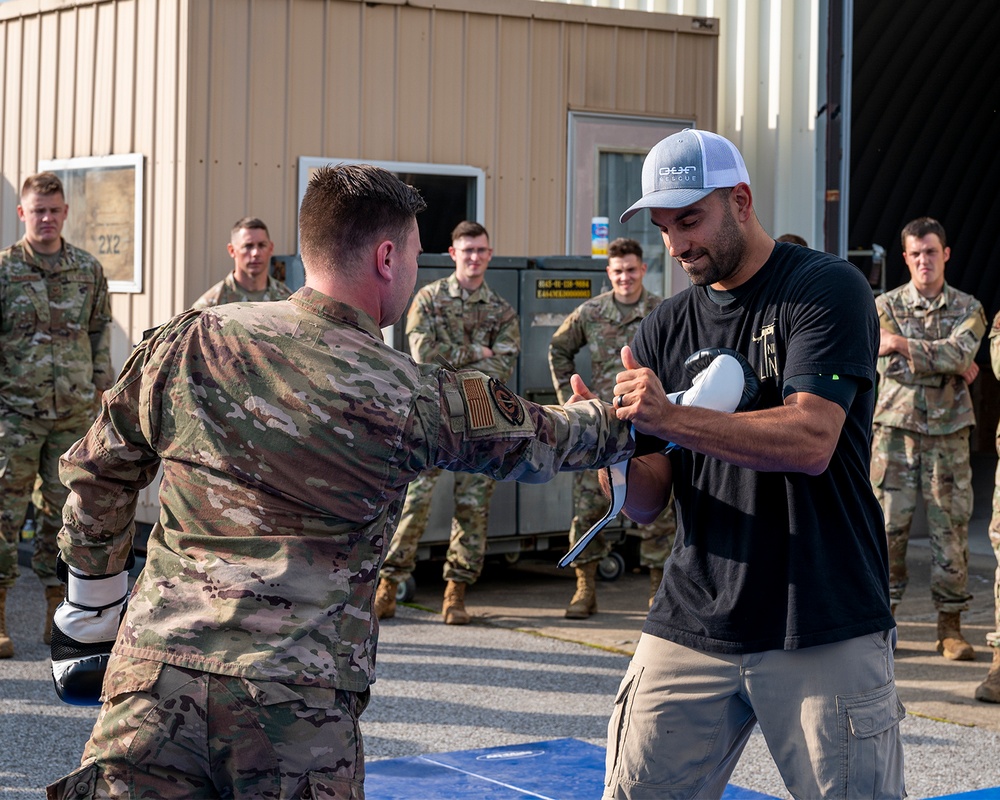 171 ARW Defenders Train Hand-to-Hand Combat