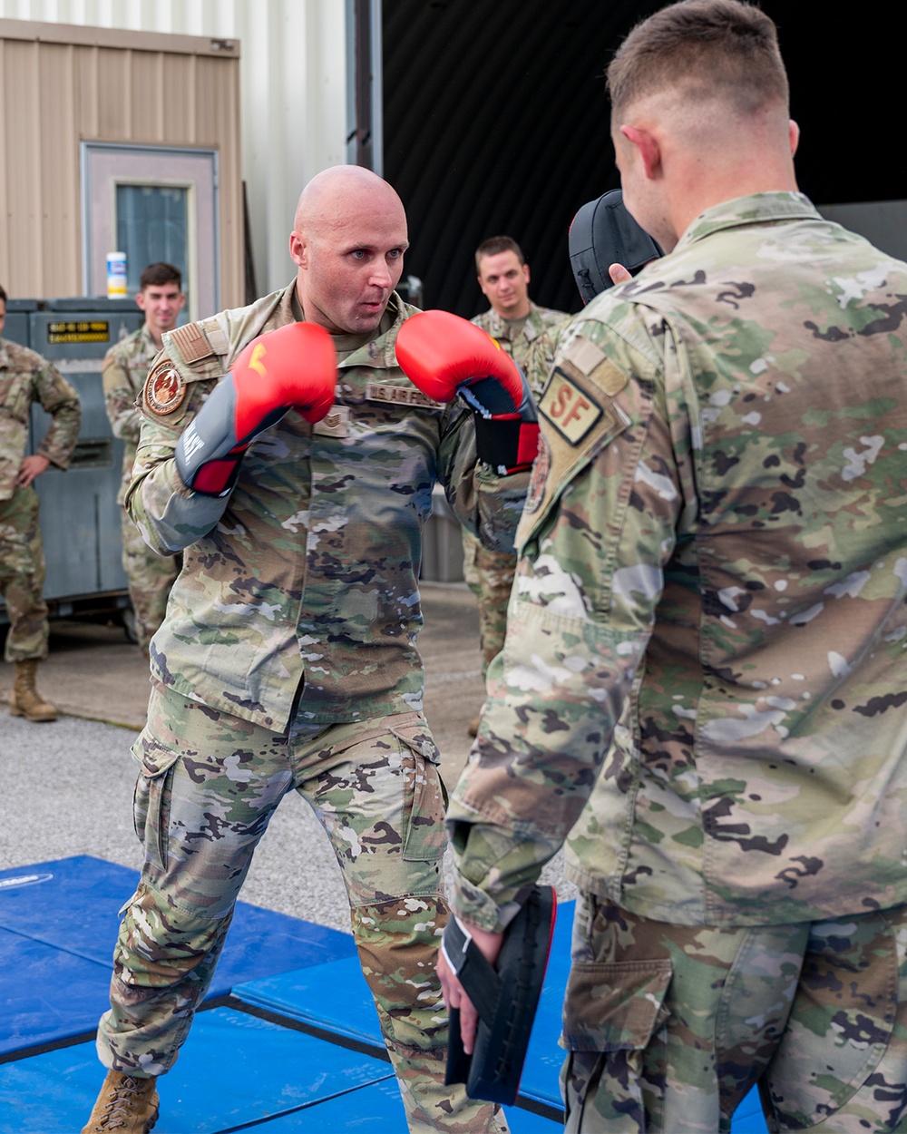 171 ARW Defenders Train Hand-to-Hand Combat