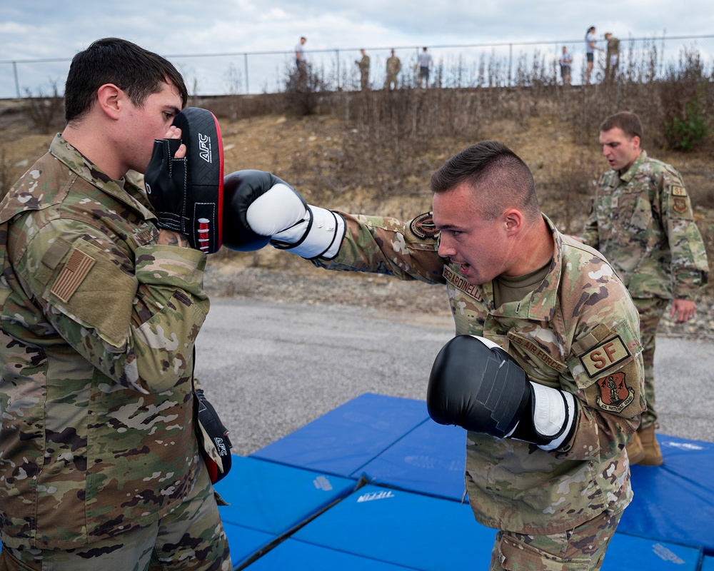 171 ARW Defenders Train Hand-to-Hand Combat