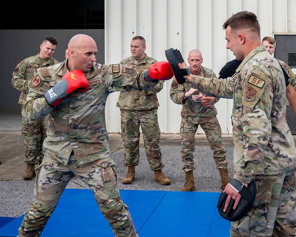 171 ARW Defenders Train Hand-to-Hand Combat