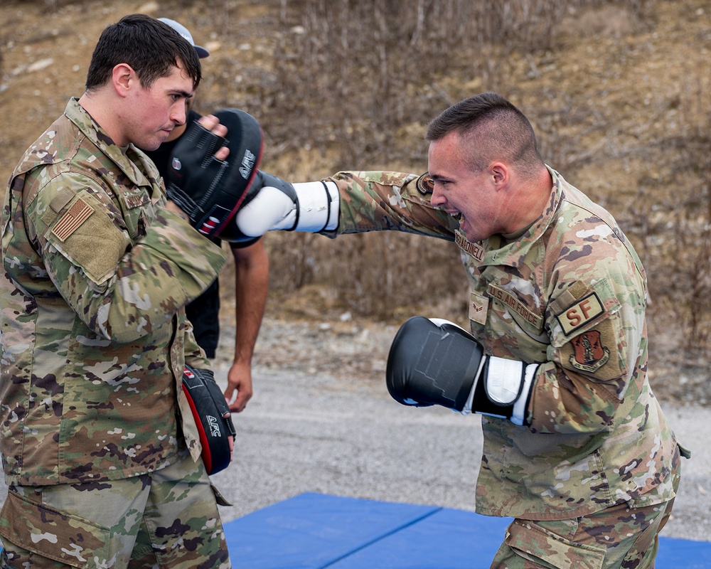 171 ARW Defenders Train Hand-to-Hand Combat