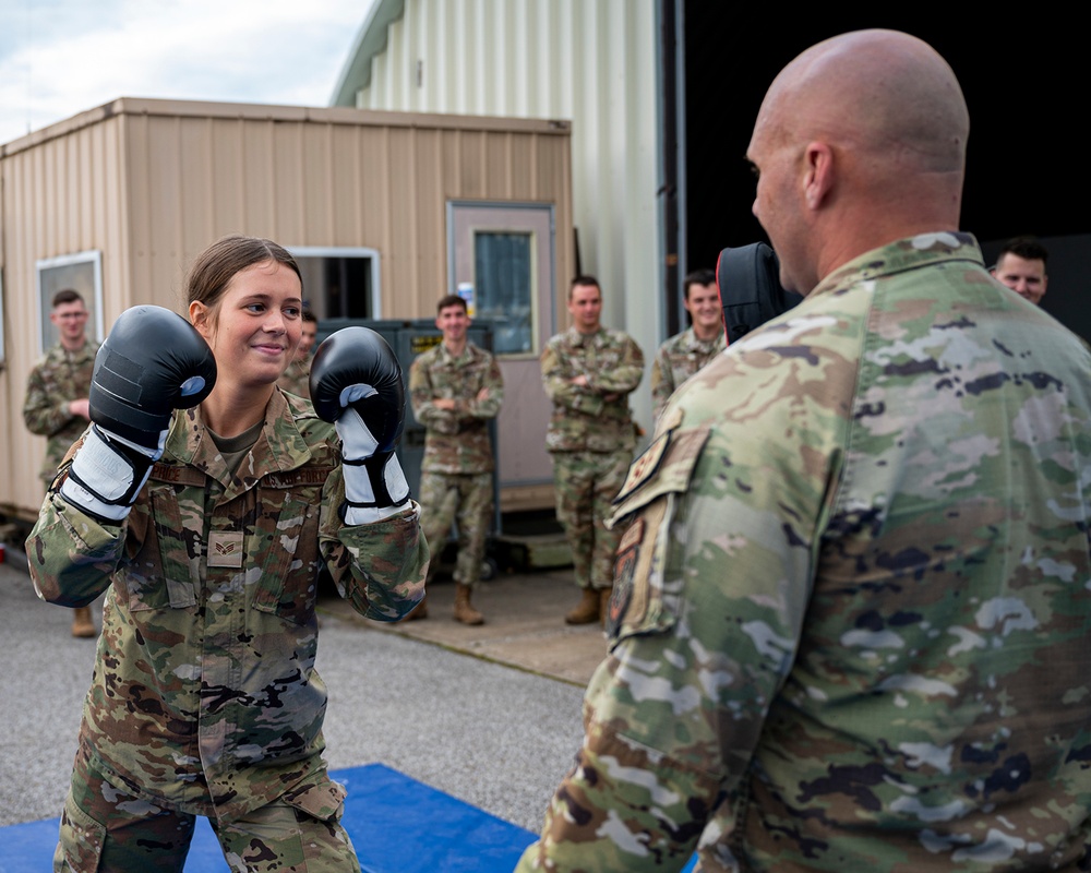 171 ARW Defenders Train Hand-to-Hand Combat