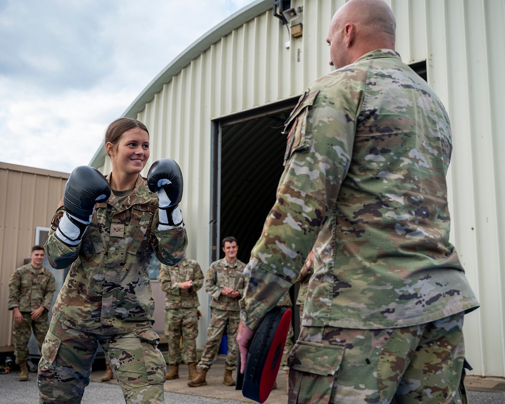 171 ARW Defenders Train Hand-to-Hand Combat