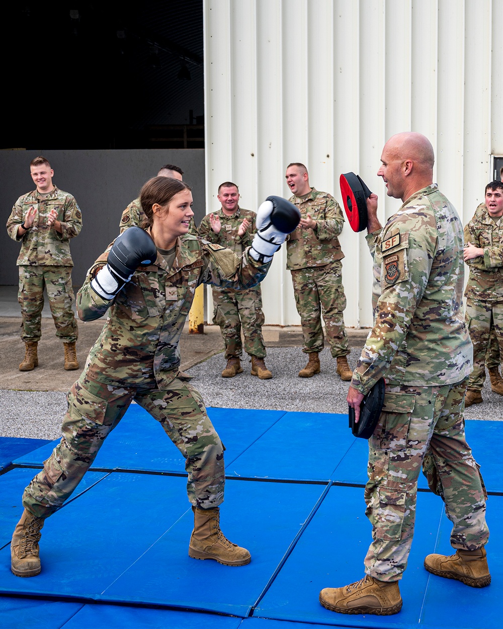 171 ARW Defenders Train Hand-to-Hand Combat