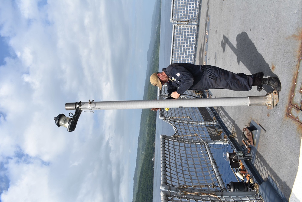 USS Billings Departs From Ocho Rios, Jamaica