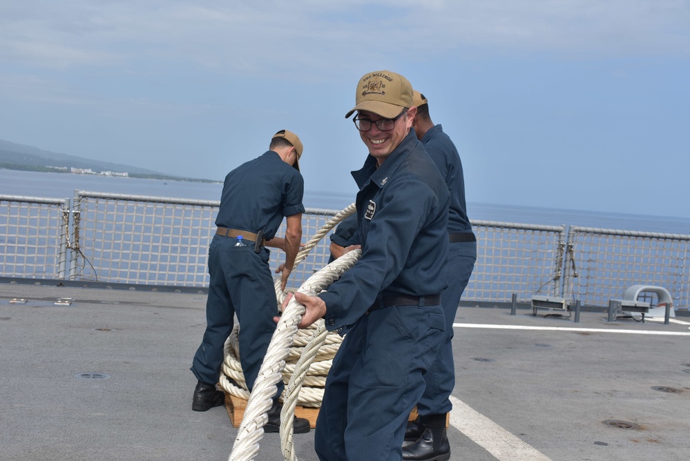 USS Billings Departs From Ocho Rios, Jamaica