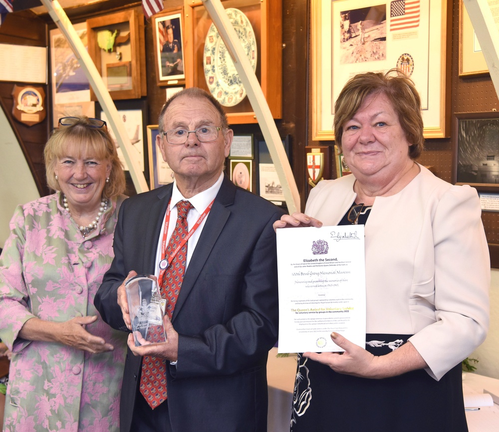 100th Bomb Group Memorial Museum receives poignant Queen’s Award for Voluntary Service