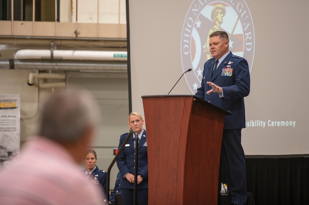 Ohio state command chief change of authority ceremony