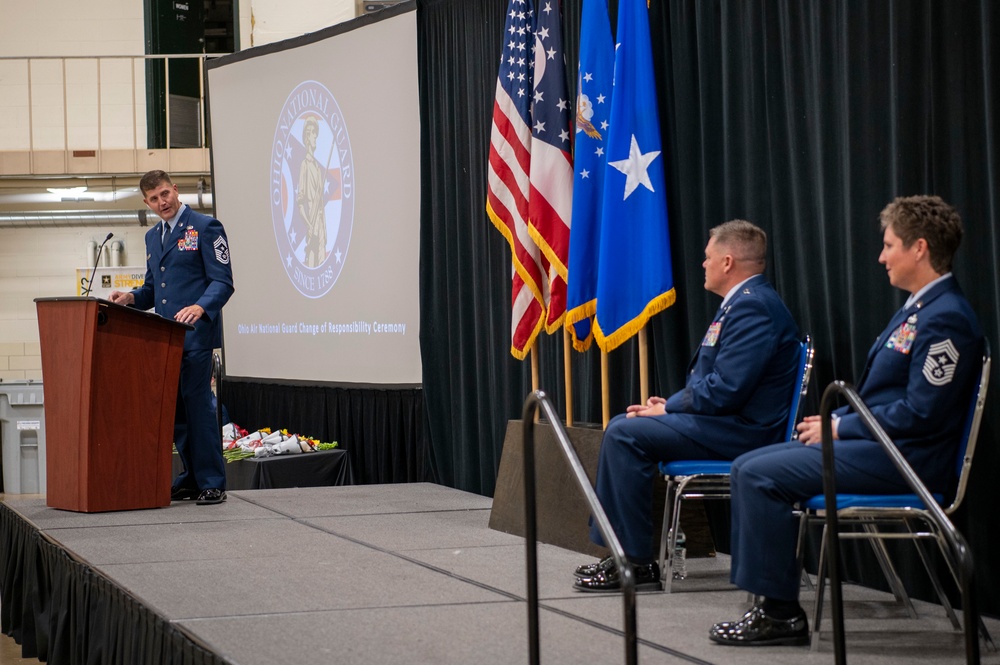 Ohio state command chief change of authority ceremony